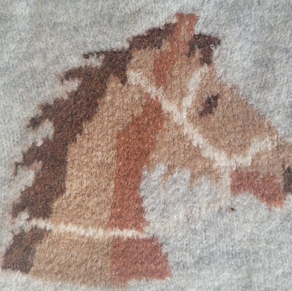 HORSE Graphic Button-Front Cardi, PINK LILY Brand, NIB, S, Hthr Gray & SO CUTE🐎 - Picture 10 of 11